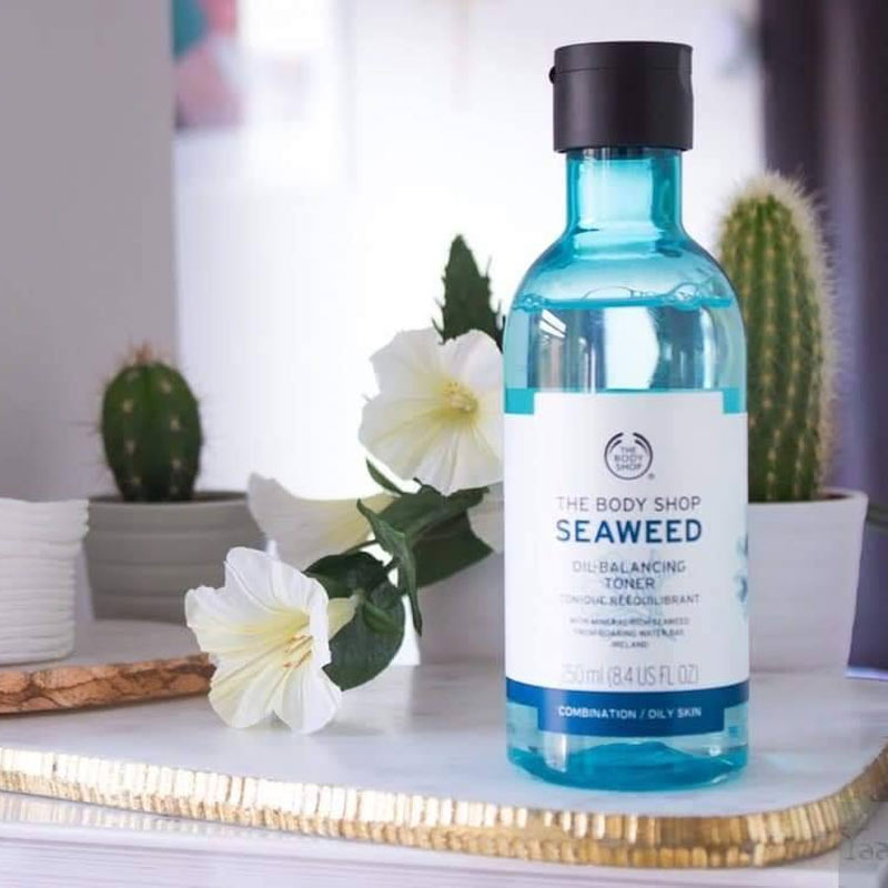تونر کنترل کننده چربی سیوید بادی شاپ حاوی جلبک دریایی The Body Shop Seaweed Oil Balancing Toner