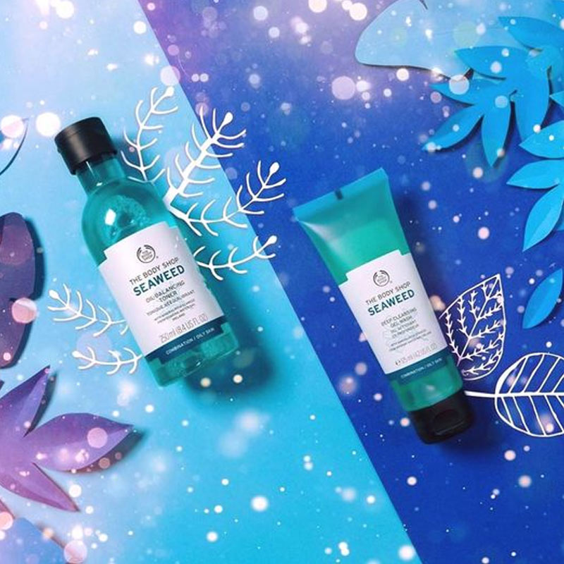 تونر کنترل کننده چربی سیوید بادی شاپ حاوی جلبک دریایی The Body Shop Seaweed Oil Balancing Toner