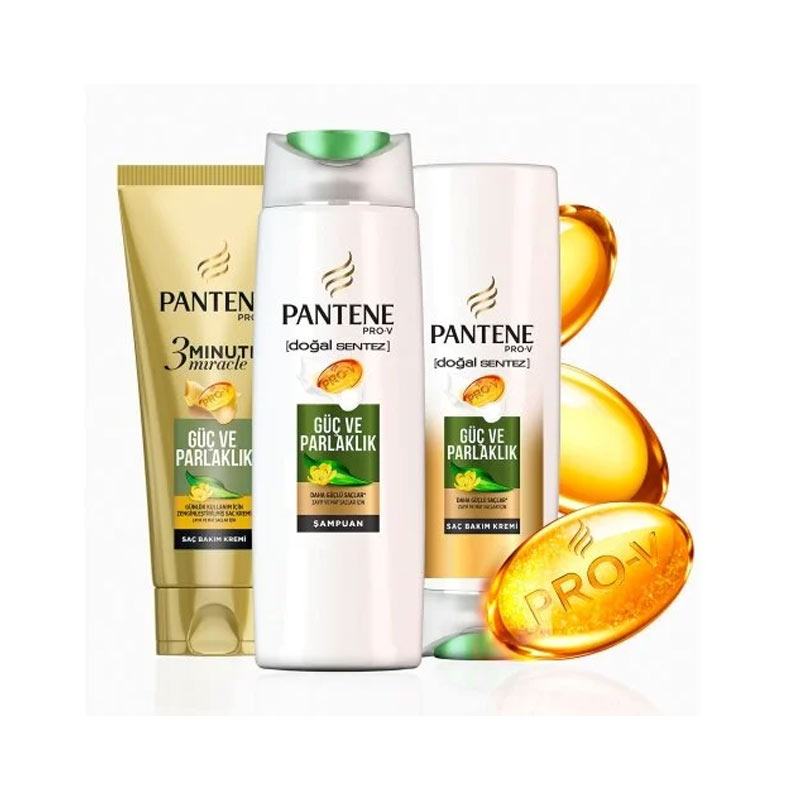 ماسک مو تیوپی پنتن سبز مناسب موهای ضعیف و مات مدل Güç ve Parlaklık