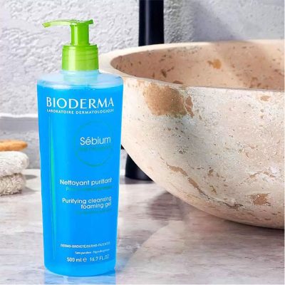ژل شستشوی پوست چرب مدل سبیوم ژل بایودرما حجم 500 میل