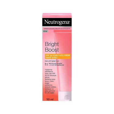 کرم ضد آفتاب برایت بوست نوتروژینا با Spf 30 حجم 50 میلی لیتر
